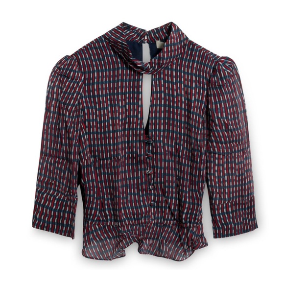 Anthropologie - Lenon chiffon blouse - size S - Picture 1 of 6